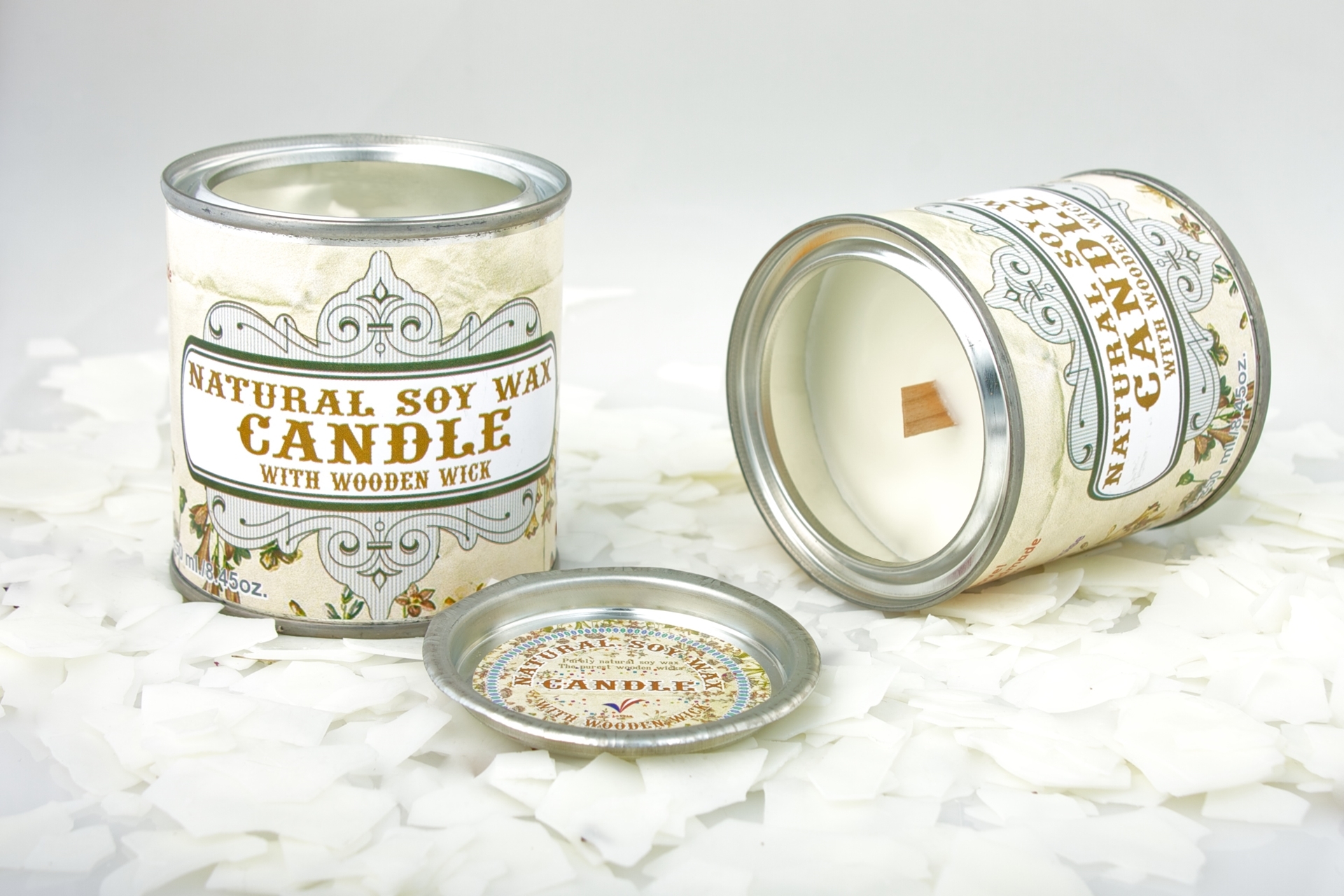 Exclusive interior soy wax candle 250 ml vanilla